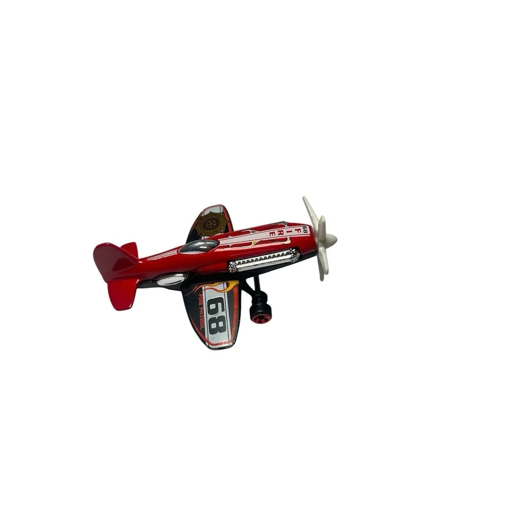 Hot Wheels C2719 Fire Patrol 68 Propeller Plane Die Cast Airplane Diecast 2003